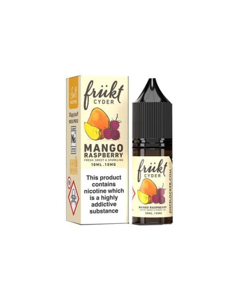 10mg Frukt Cyder 10ml Flavoured Nic Salts (50VG/50PG)