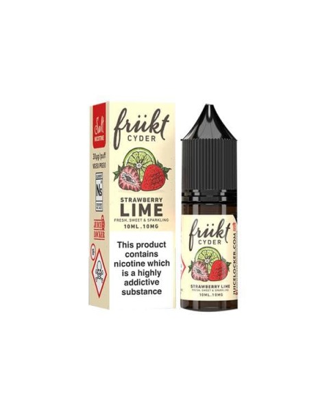 10mg Frukt Cyder 10ml Flavoured Nic Salts (50VG/50PG)