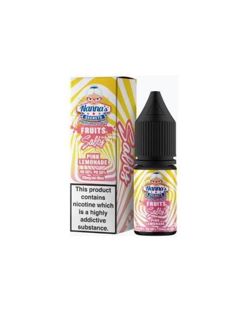 10mg Nanna’s Secret Fruits 10ml Flavoured Nic Salt (50VG/50PG)