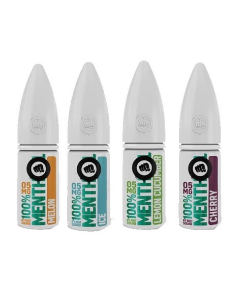 20mg Riot Squad 100% Menthol Range Nic Salts 10ml (50VG/50PG)