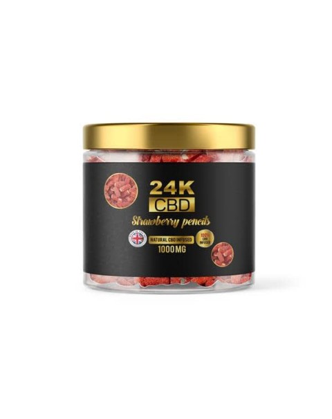 24K 1000mg CBD Premium Gummies