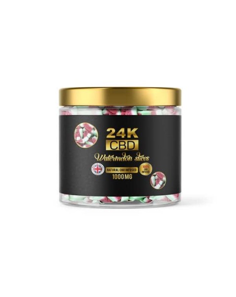 24K 1500mg CBD Premium Gummies