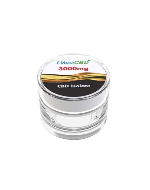 LVWell CBD 99%  Isolate 3000mg CBD