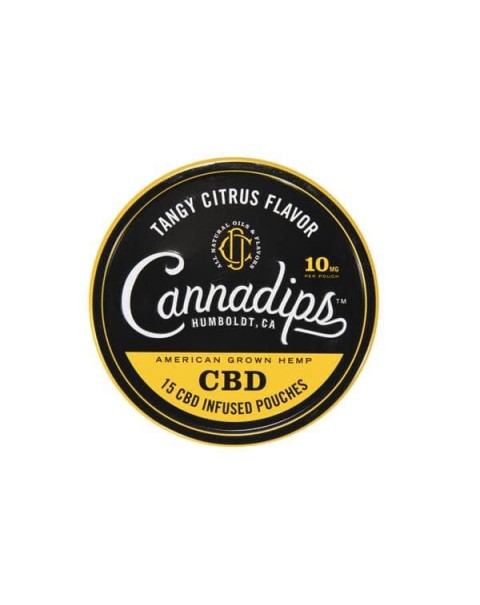 Cannadips 150mg CBD Snus Pouches – Tangy Citrus