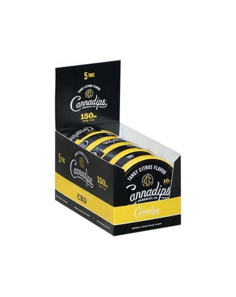 Cannadips 150mg CBD Snus Pouches – Tangy Citrus