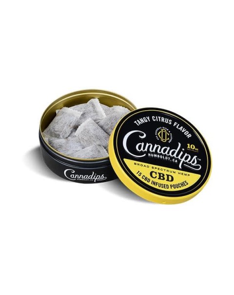 Cannadips 150mg CBD Snus Pouches – Tangy Citrus