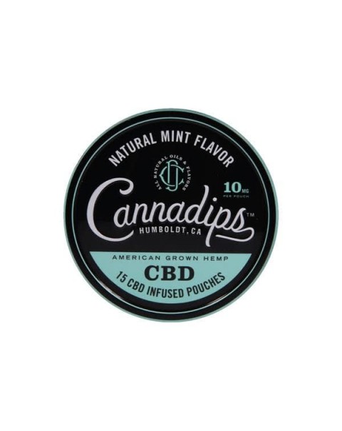 Cannadips 150mg CBD Snus Pouches – Natural Mint