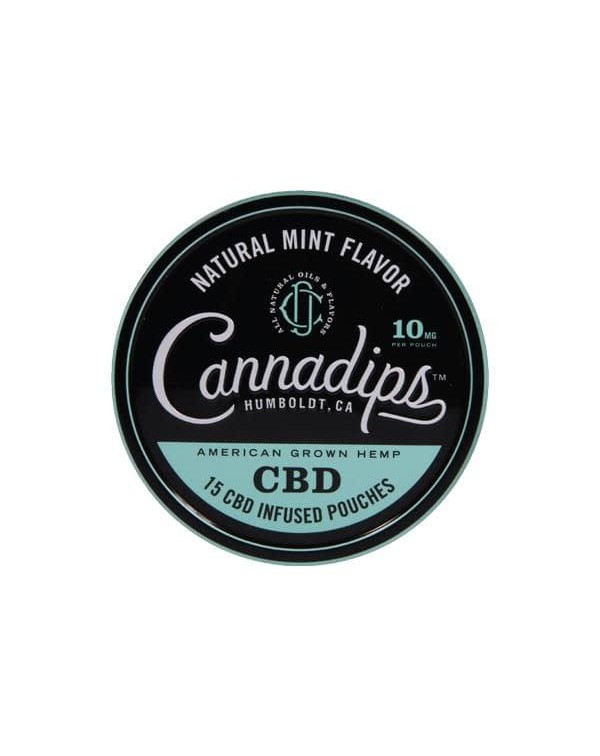 Cannadips 150mg CBD Snus Pouches – Natural M...