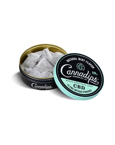 Cannadips 150mg CBD Snus Pouches – Natural Mint