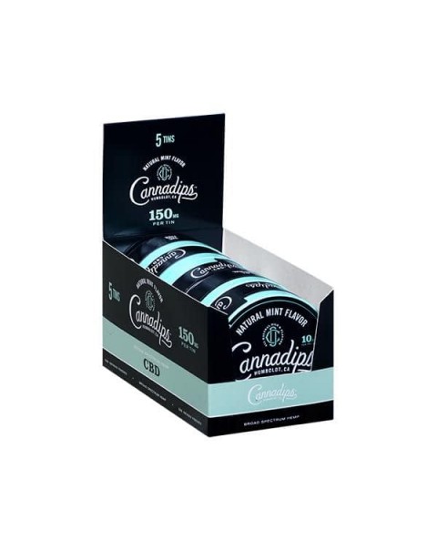 Cannadips 150mg CBD Snus Pouches – Natural Mint