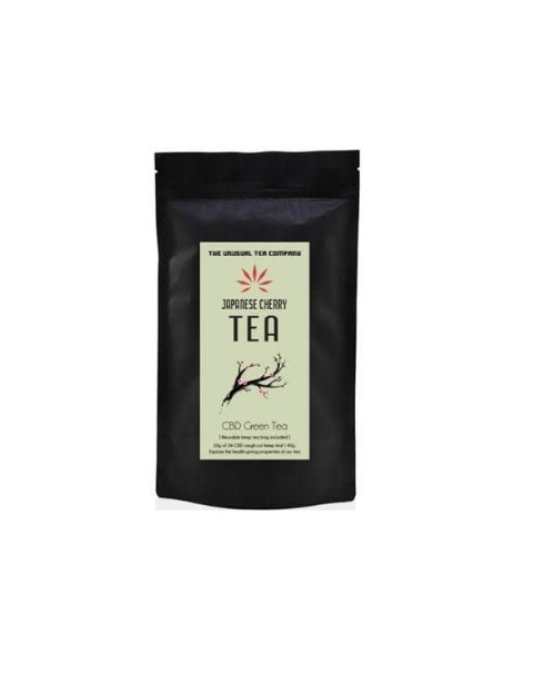 The Unusual Tea Company 3% CBD Hemp Tea – Japanese Cherry 40g