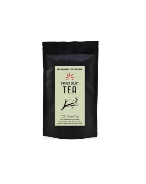 The Unusual Tea Company 3% CBD Hemp Tea – Japanese Cherry 40g