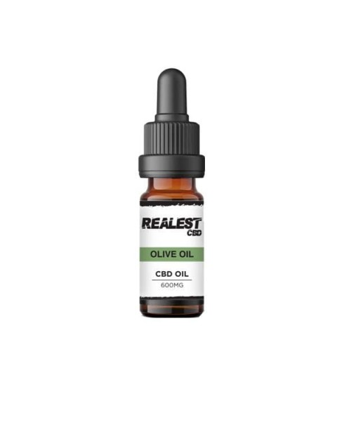 Realest CBD 600mg CBD 10ml Olive Oil