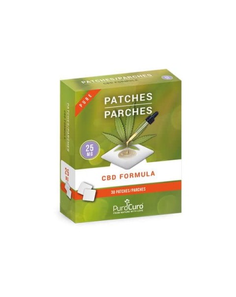 PuroCuro 25mg Pure CBD Formula Patches