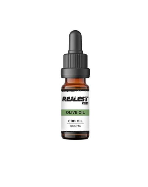 Realest CBD 1000mg CBD 10ml Olive Oil