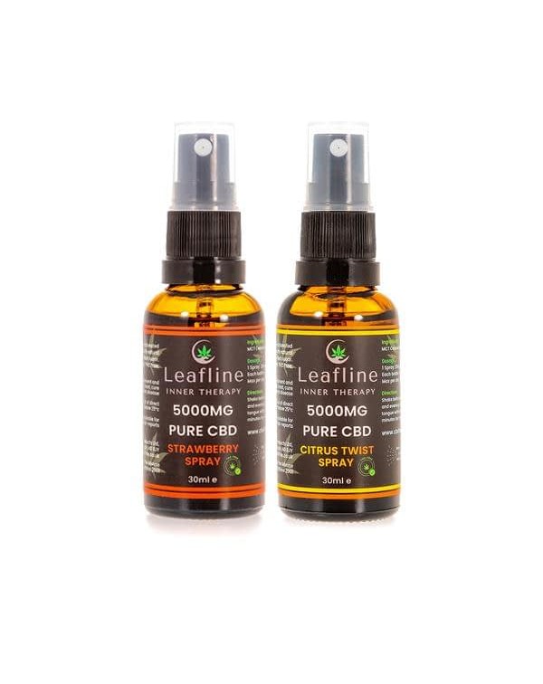 CBD Leafline 5000mg CBD MCT Oil Spray – 30ml