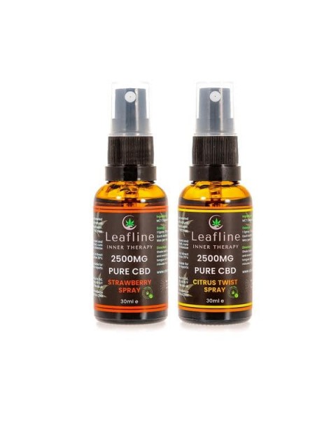 CBD Leafline 2500mg CBD MCT Oil Spray – 30ml