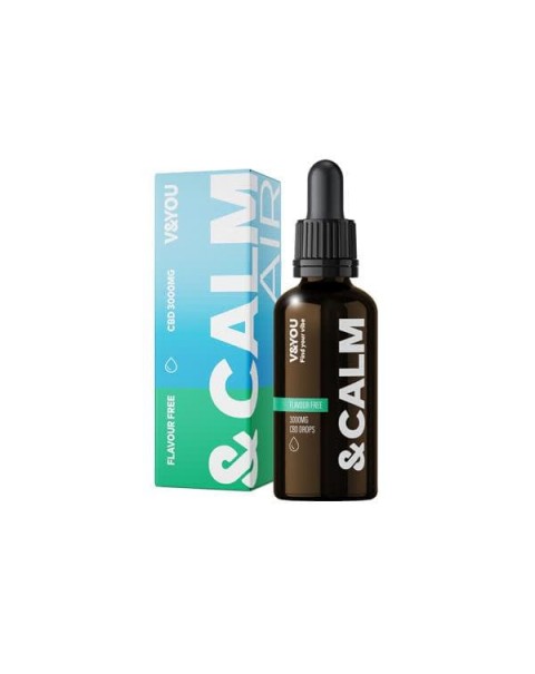 V&YOU &Calm 3000mg CBD Oil Drop 30ml