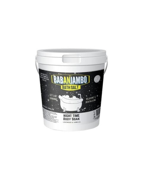 Babanjambo 100mg CBD Lavender & Vanilla Night Time Bath Salt – 900g