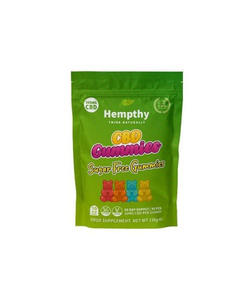 Hempthy 300mg CBD Gummies 30 Ct Pouch