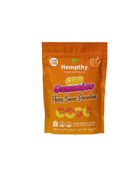 Hempthy 300mg CBD Gummies 30 Ct Pouch