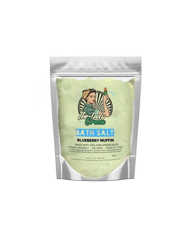 Lady Green 50mg CBD Bluberry Muffin Bath Salts ...