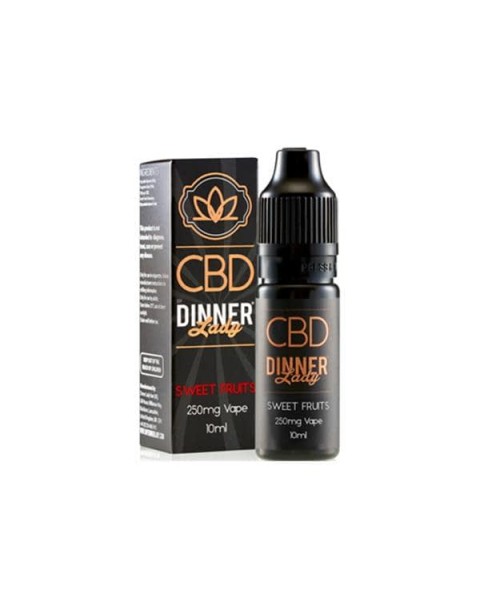 Dinner Lady 250mg CBD 10ml E-Liquid (70VG/30PG)