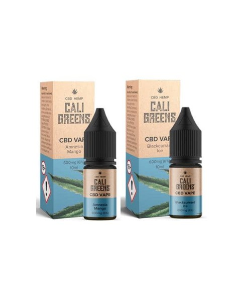 Cali Greens Vape 600mg 10ml CBD E-Liquid