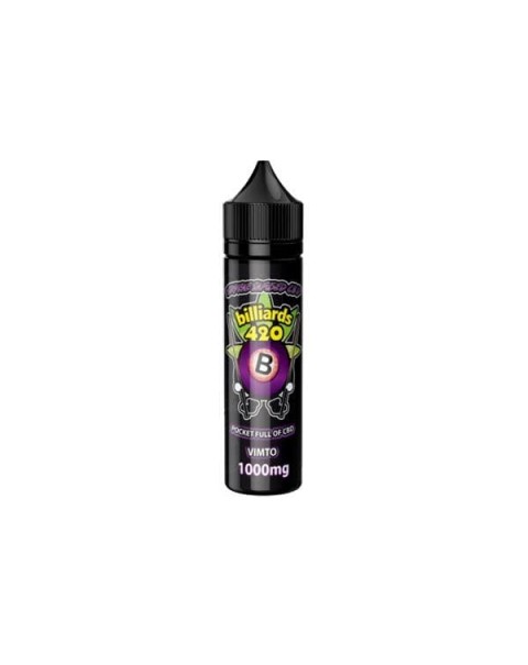 Billiards 420 Terpene Infused 50ml E-Liquid 1000mg CBD