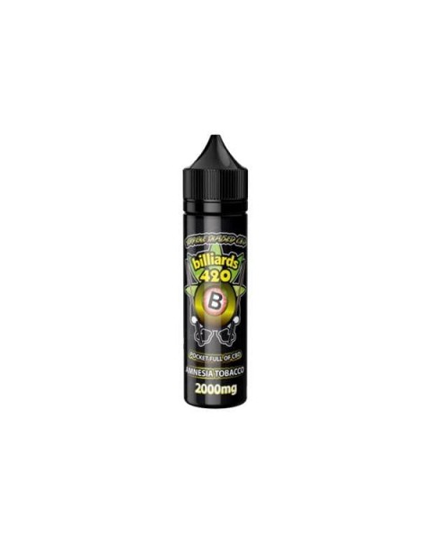 Billiards 420 Terpene Infused 50ml E-Liquid 2000mg CBD