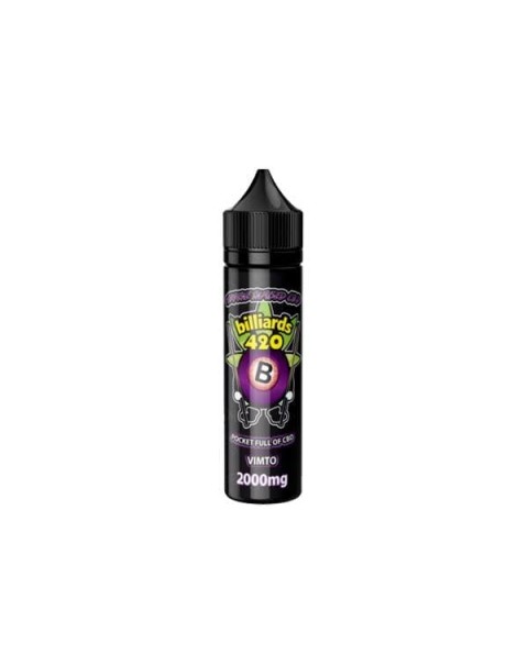 Billiards 420 Terpene Infused 50ml E-Liquid 2000mg CBD