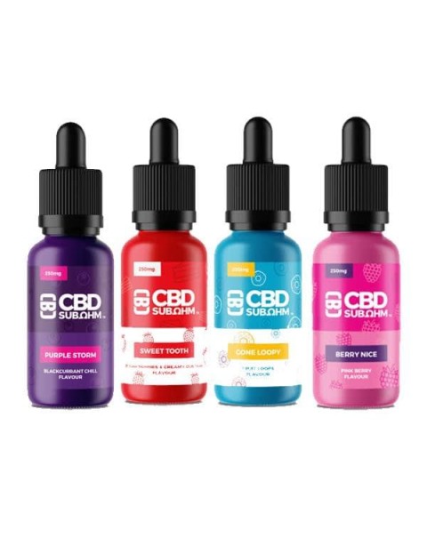 CBD Asylum 2000mg CBD Sub Ohm E-liquid 25ml (70VG/30PG)