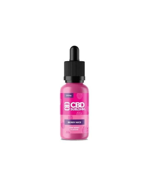 CBD Asylum 500mg CBD Sub Ohm E-liquid 25ml Shortfill (70VG/30PG)