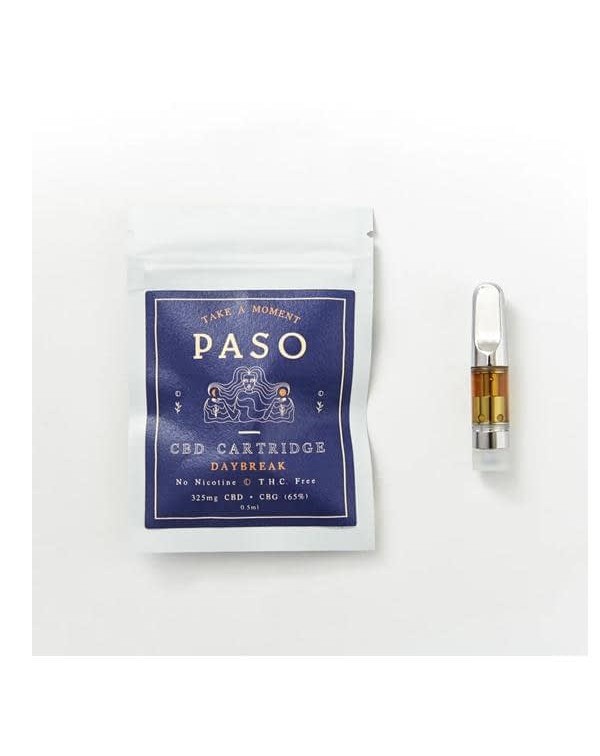 Paso CBD Vape Cartridge 325mg CBD + CBG – Da...