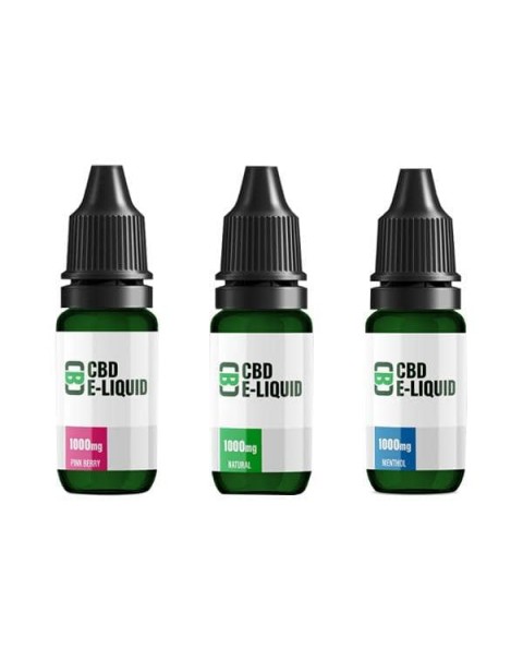 CBD Asylum 1000mg CBD E-liquid 10ml (70VG/30PG)