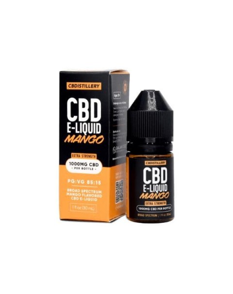 CBDistillery 1000mg CBD E-Liquid 30ml (85VG/15PG)