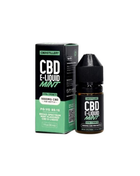 CBDistillery 1000mg CBD E-Liquid 30ml (85VG/15PG)