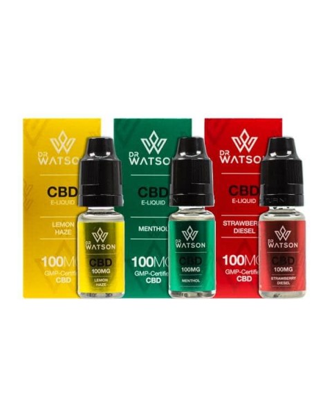 Dr Watson 100mg CBD Vaping Liquid 10ml