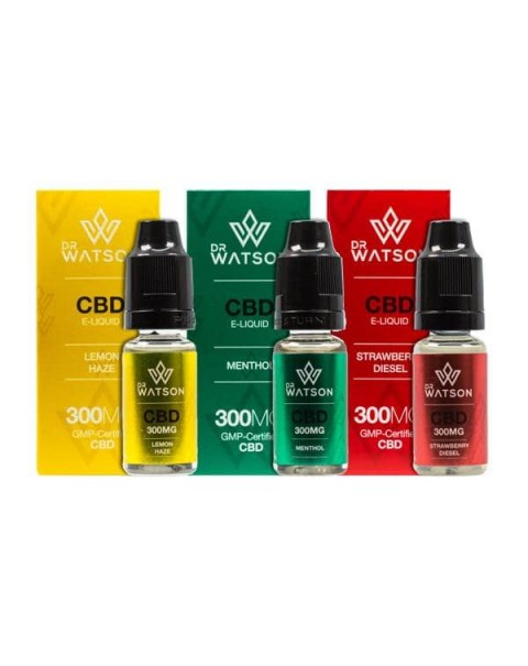 Dr Watson 300mg CBD Vaping Liquid 10ml