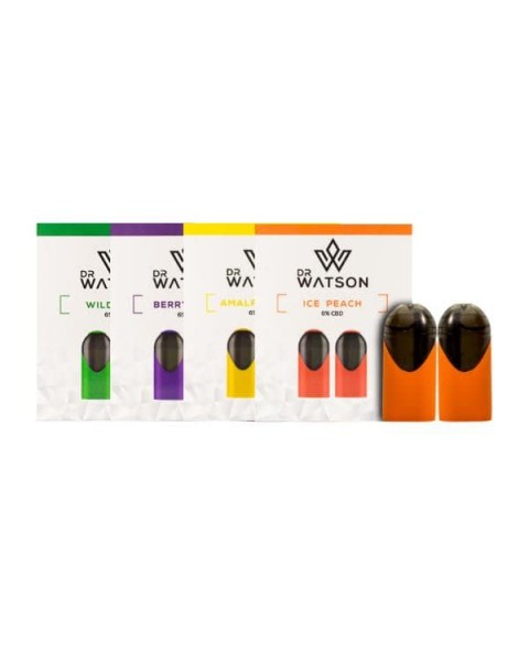 Dr Watson 120mg CBD Vape Kit Pods x 2