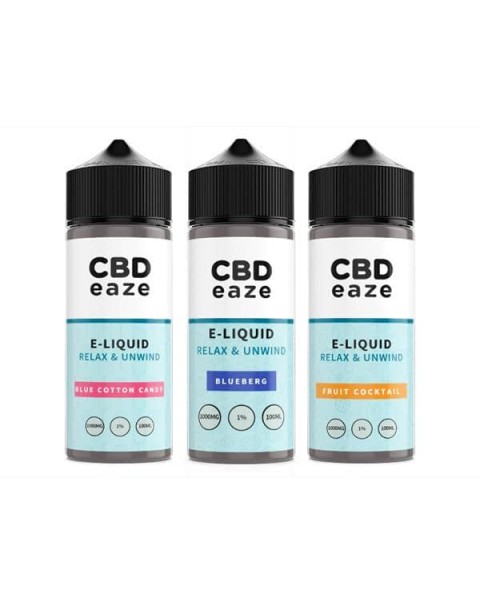 CBDeaze Broad Spectrum 1000mg CBD 100ml E-Liquid (70VG/30PG)