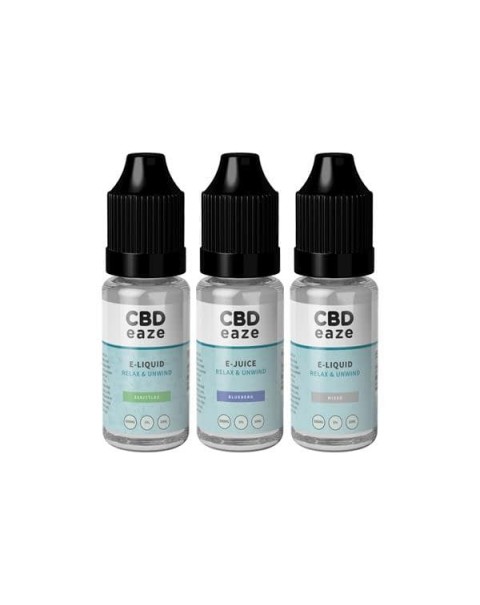 CBDeaze Broad Spectrum 500mg CBD 10ml E-Liquid (70VG/30PG)