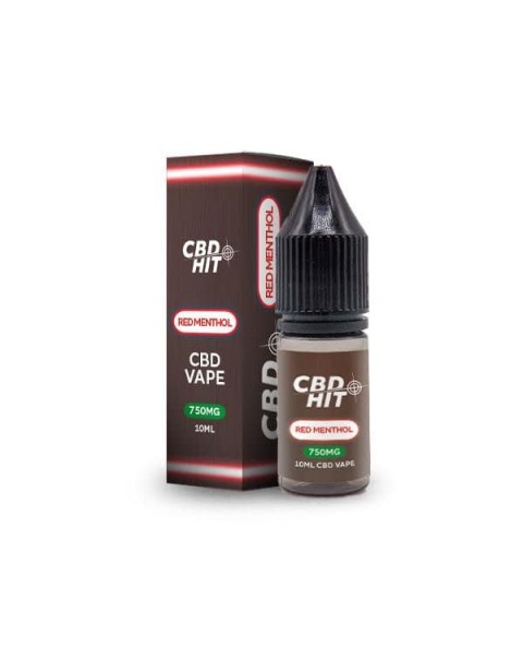 CBD Hit 750mg CBD Vaping Liquid 10ml (70PG/30VG)