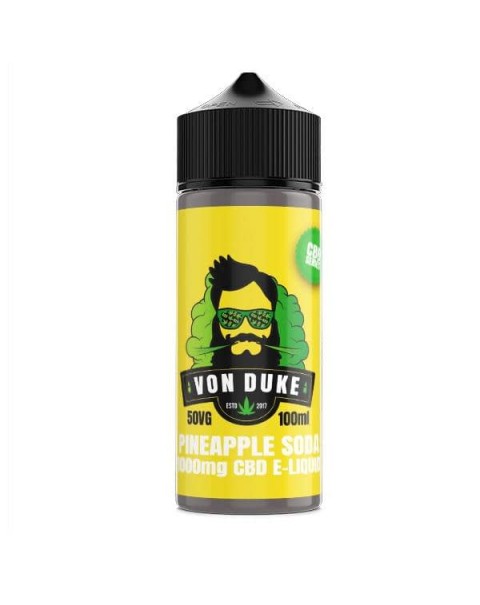 Von Duke 1000mg CBD Vaping Liquid 100ml (50PG/50VG)