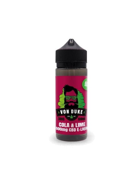 Von Duke 1000mg CBD Vaping Liquid 100ml (50PG/50VG)