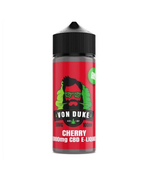 Von Duke 1000mg CBD Vaping Liquid 100ml (50PG/50VG)