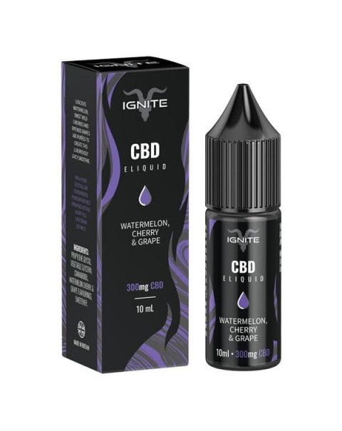 Ignite CBD 300mg CBD Vaping Liquid 10ml (70PG/30VG)