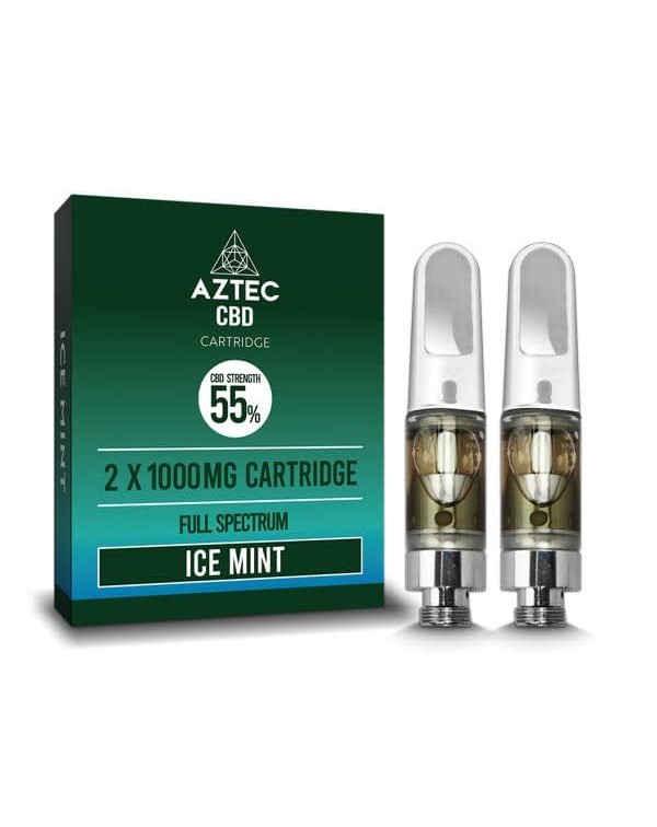 Aztec CBD 2 x 1000mg Cartridge Kit – 1ml