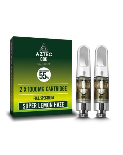 Aztec CBD 2 x 1000mg Cartridge Kit – 1ml