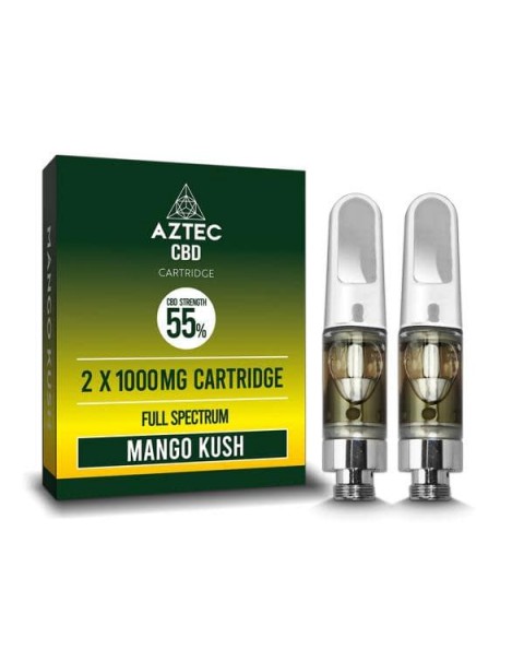 Aztec CBD 2 x 1000mg Cartridge Kit – 1ml